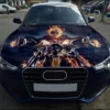 🔥💀 Ghost Rider Flaming Hood Wrap
