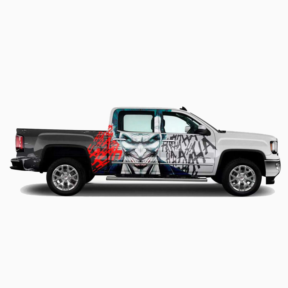 🃏 Asylum Chaos: Joker "HA HA HA" Car Wrap - Image 4