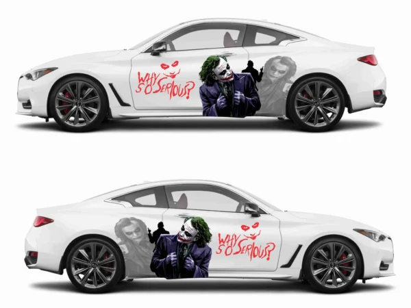🃏🤡 The Joker "Why So Serious?" Car Wrap