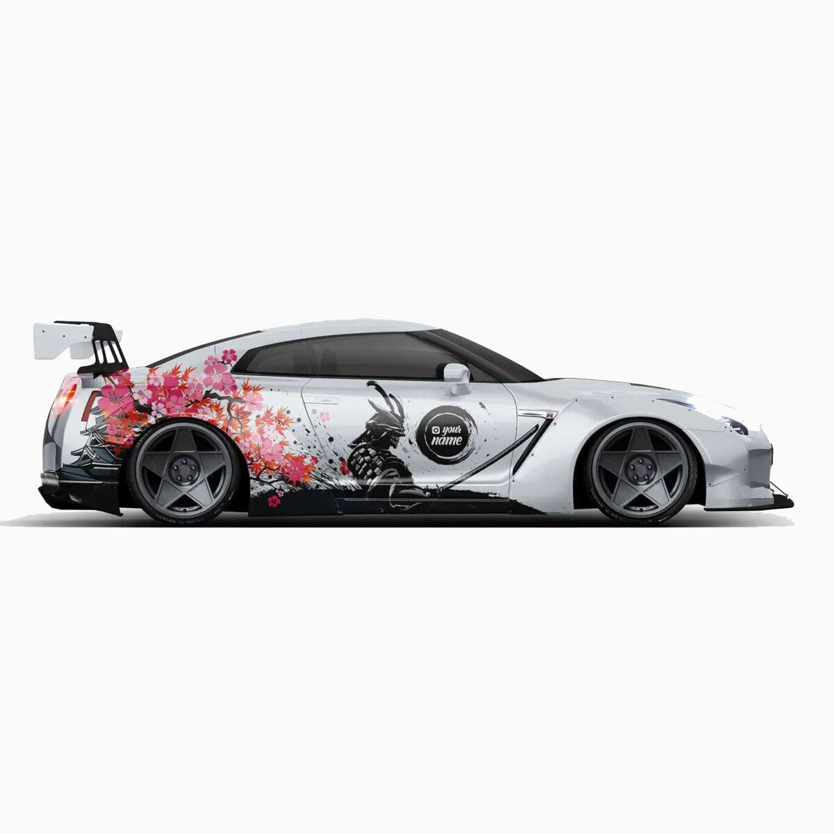 🌸⚔️ Samurai Sakura Car Wrap - Custom Honor - Image 2