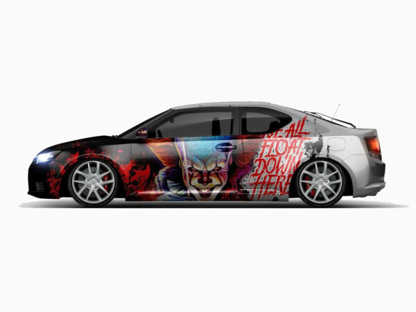 🎈🩸 Pennywise Floating Car Wrap