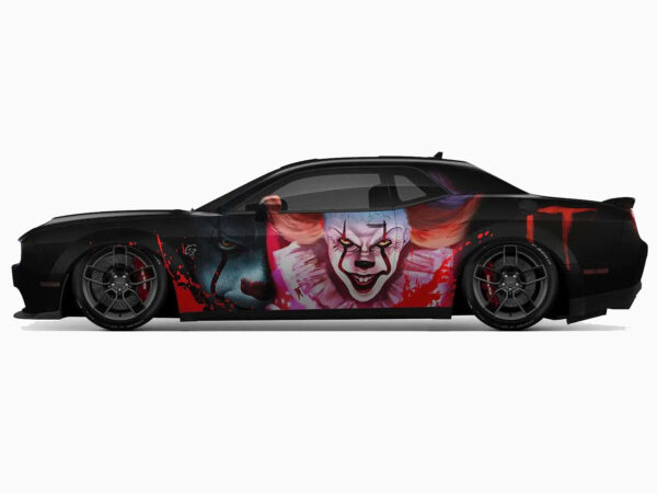 🎈 Pennywise Car Wraps & Decals - Unleash the Horror