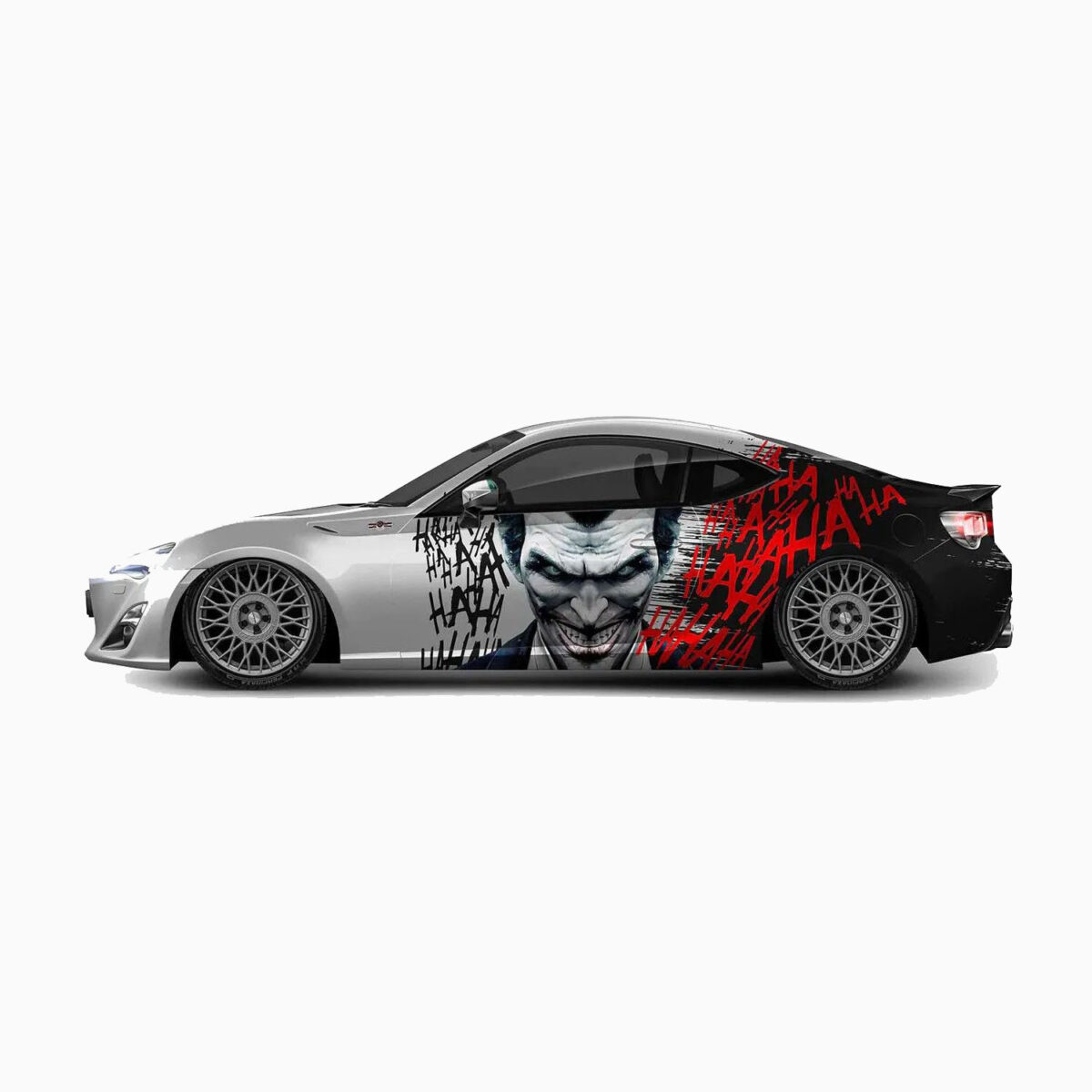 🃏 Asylum Chaos: Joker "HA HA HA" Car Wrap