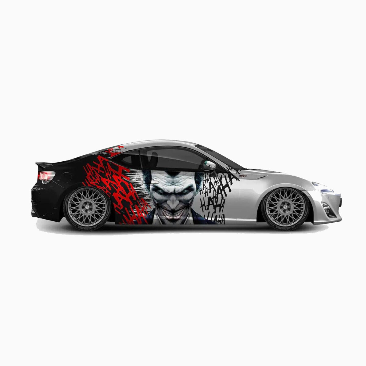 🃏 Asylum Chaos: Joker "HA HA HA" Car Wrap - Image 2