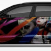 🎨🤡 Joker & Harley Quinn Abstract Car Wrap