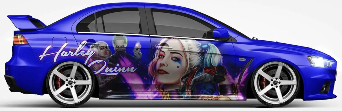💙💜 Harley Quinn & Joker - Suicide Squad Car Wrap