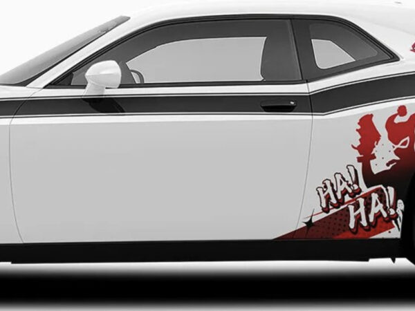 🃏 Harley Quinn Classic Chaos Car Wrap - HA HA HA