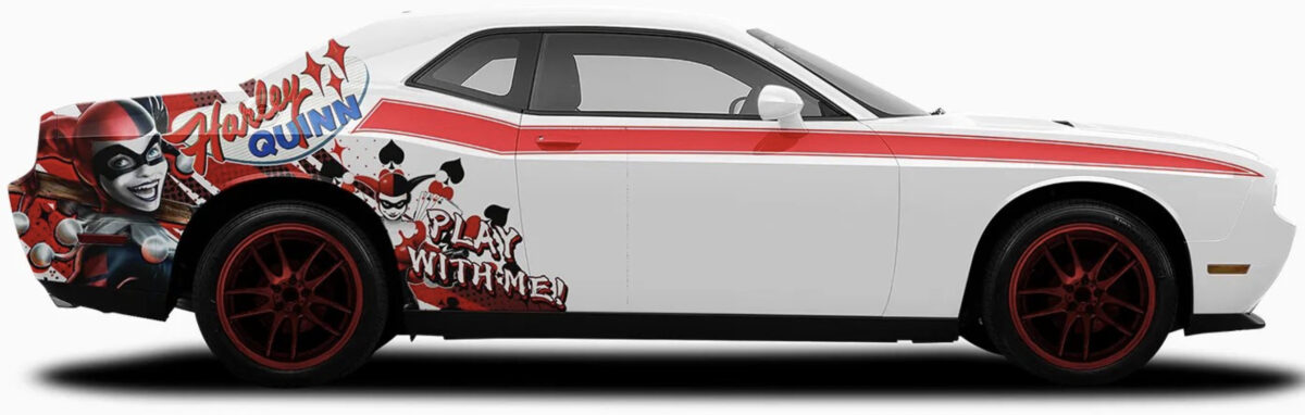 ♦️♠️ Harley Quinn Car Wrap - Play With Me