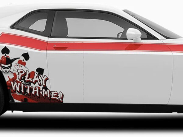 ♦️♠️ Harley Quinn Car Wrap - Play With Me